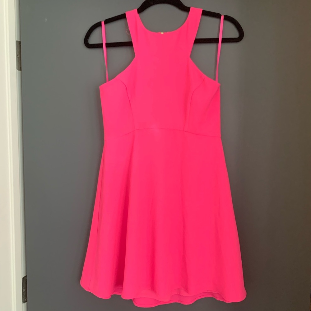 red long sleeve dress One Step Ahead
